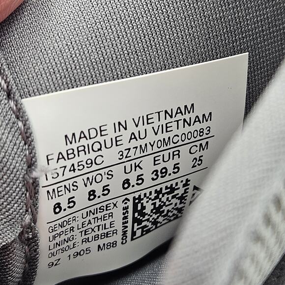 Converse Chuck Taylor All Star Waterproof Nubuck Boot Shoes Hi Grey Gum 157459C - Picture 7 of 7